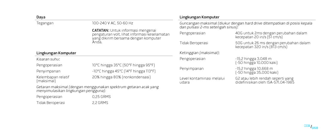 Alienware D0IX001 manual 068/068 