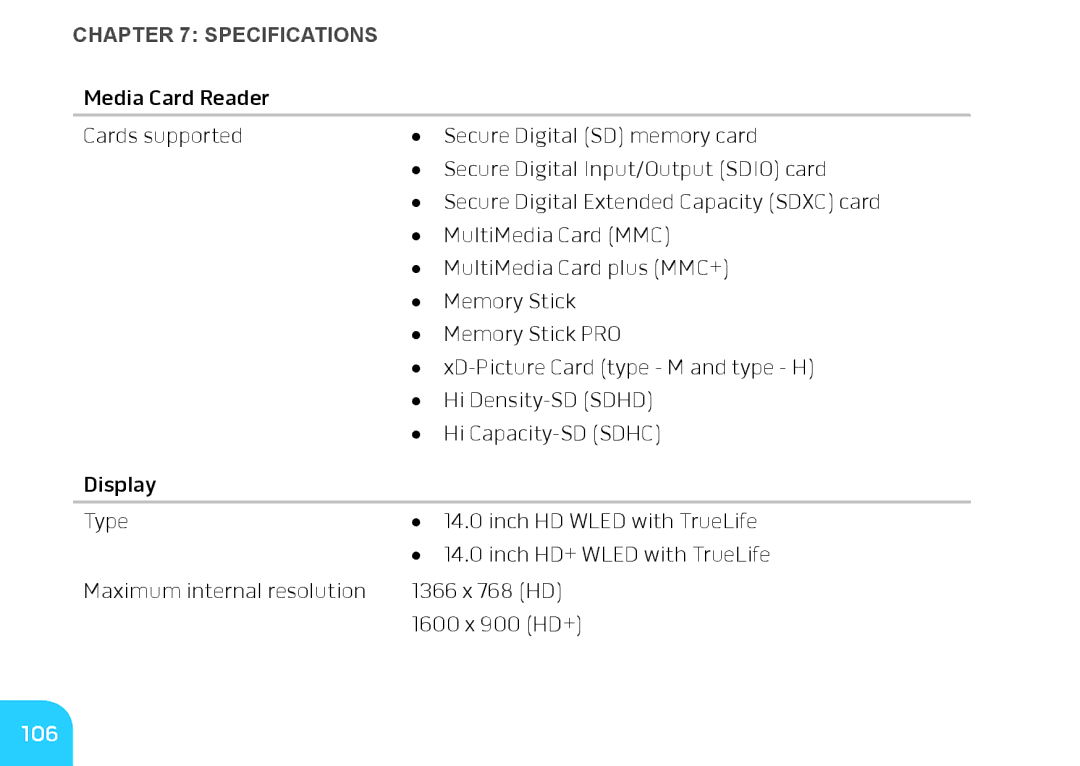 Alienware M14X manual 106 