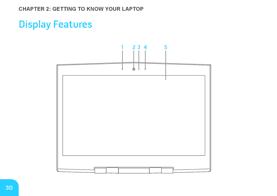 Alienware M14X manual Display Features 