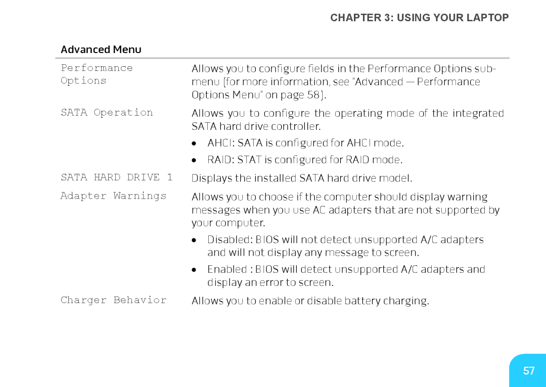 Alienware M14X manual Performance 