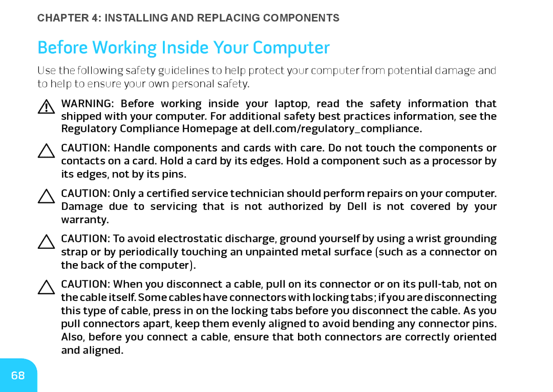 Alienware M14X manual Before Working Inside Your Computer 