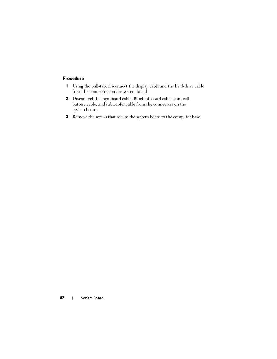 Alienware M14XR2 owner manual Procedure 