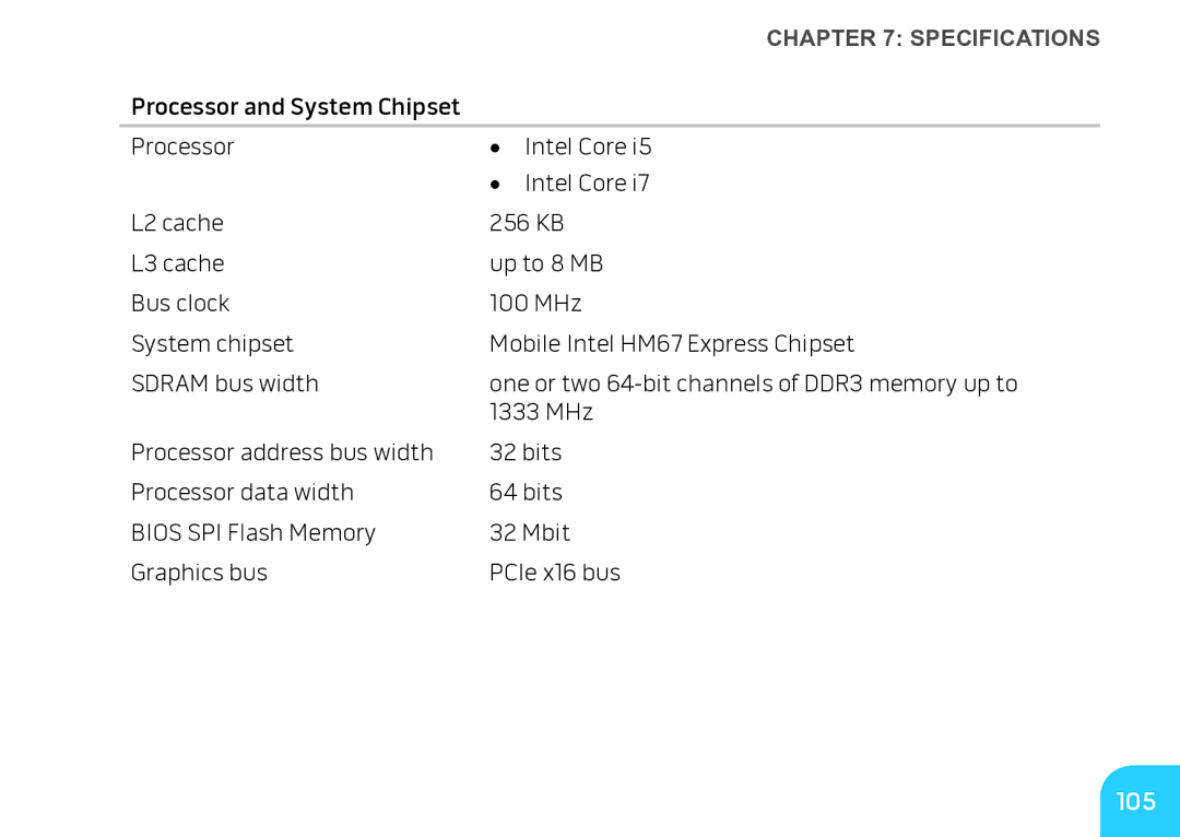 Alienware M17X manual 105 