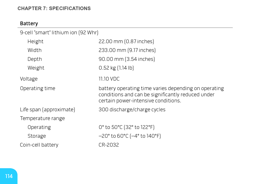 Alienware M17X manual 114 