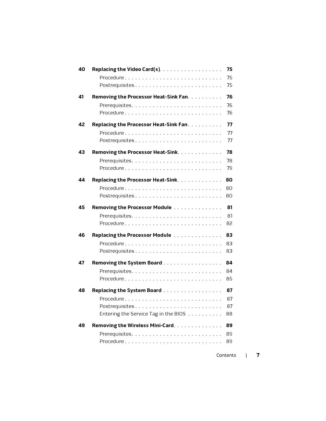 Alienware M18X R2 owner manual Removing the Processor Heat-Sink Fan 