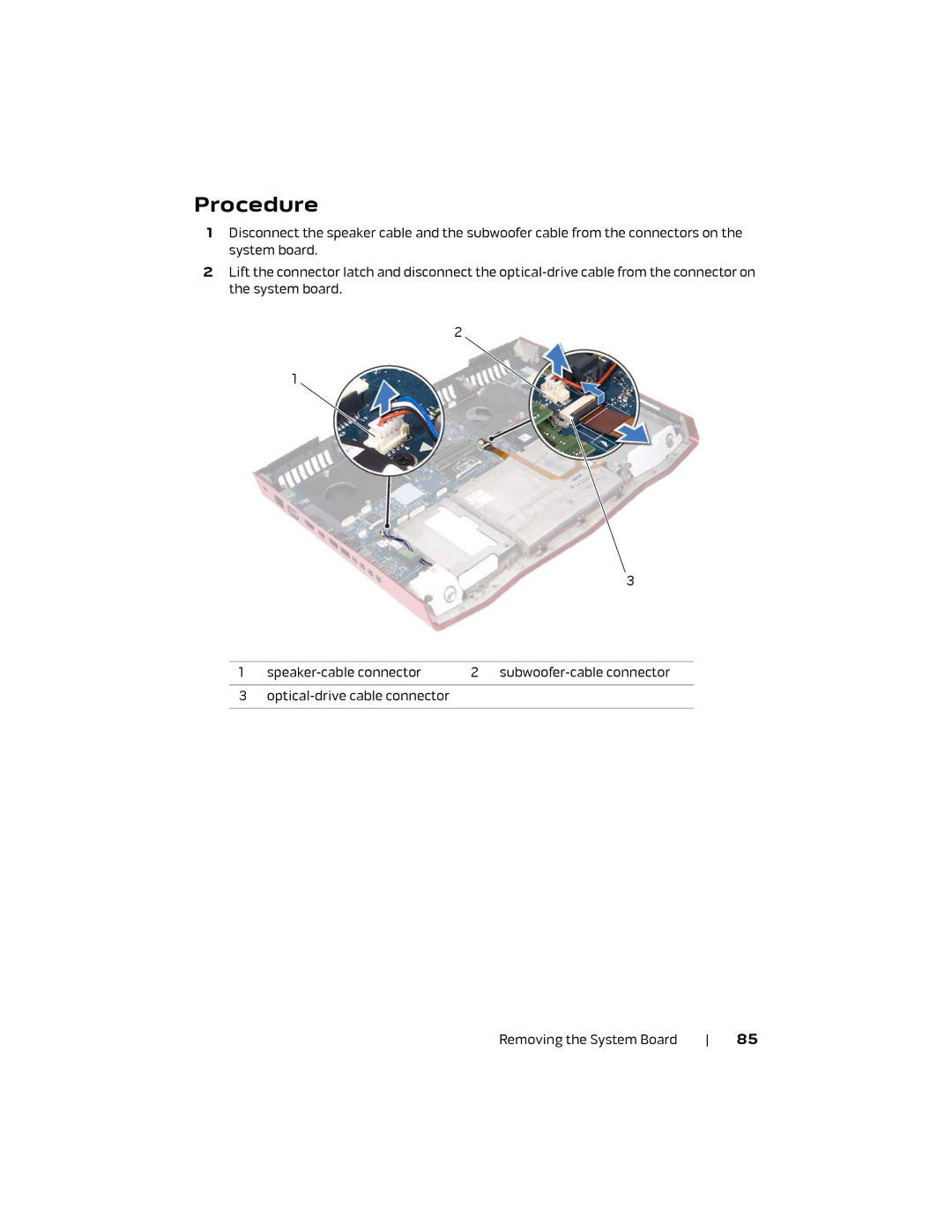 Alienware M18X R2 owner manual Procedure 