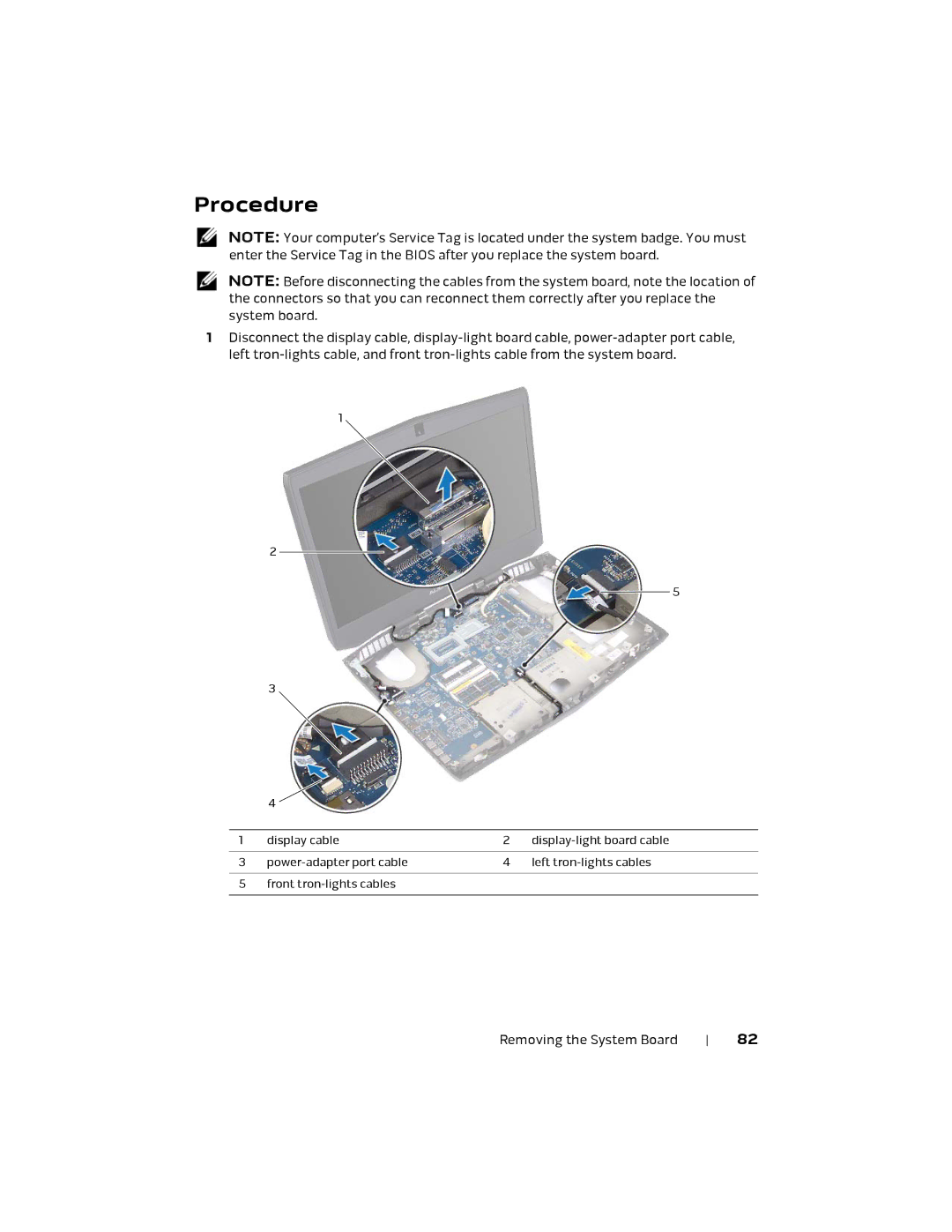 Alienware P18E, 17 R1 owner manual Procedure 