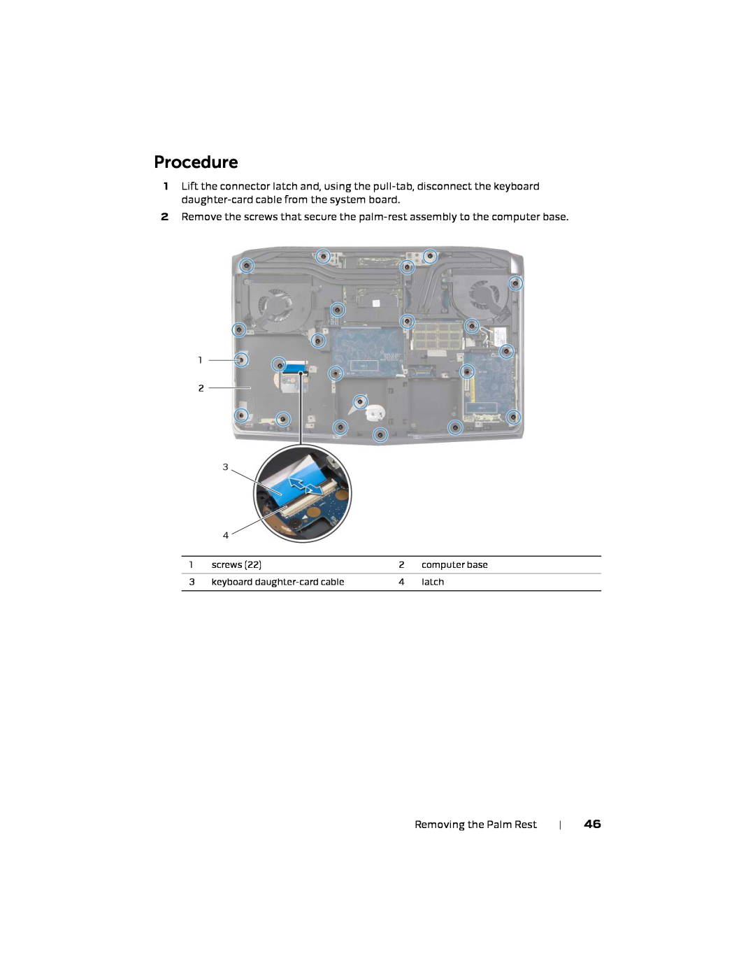 Alienware P18E, 17 R1 owner manual Procedure 