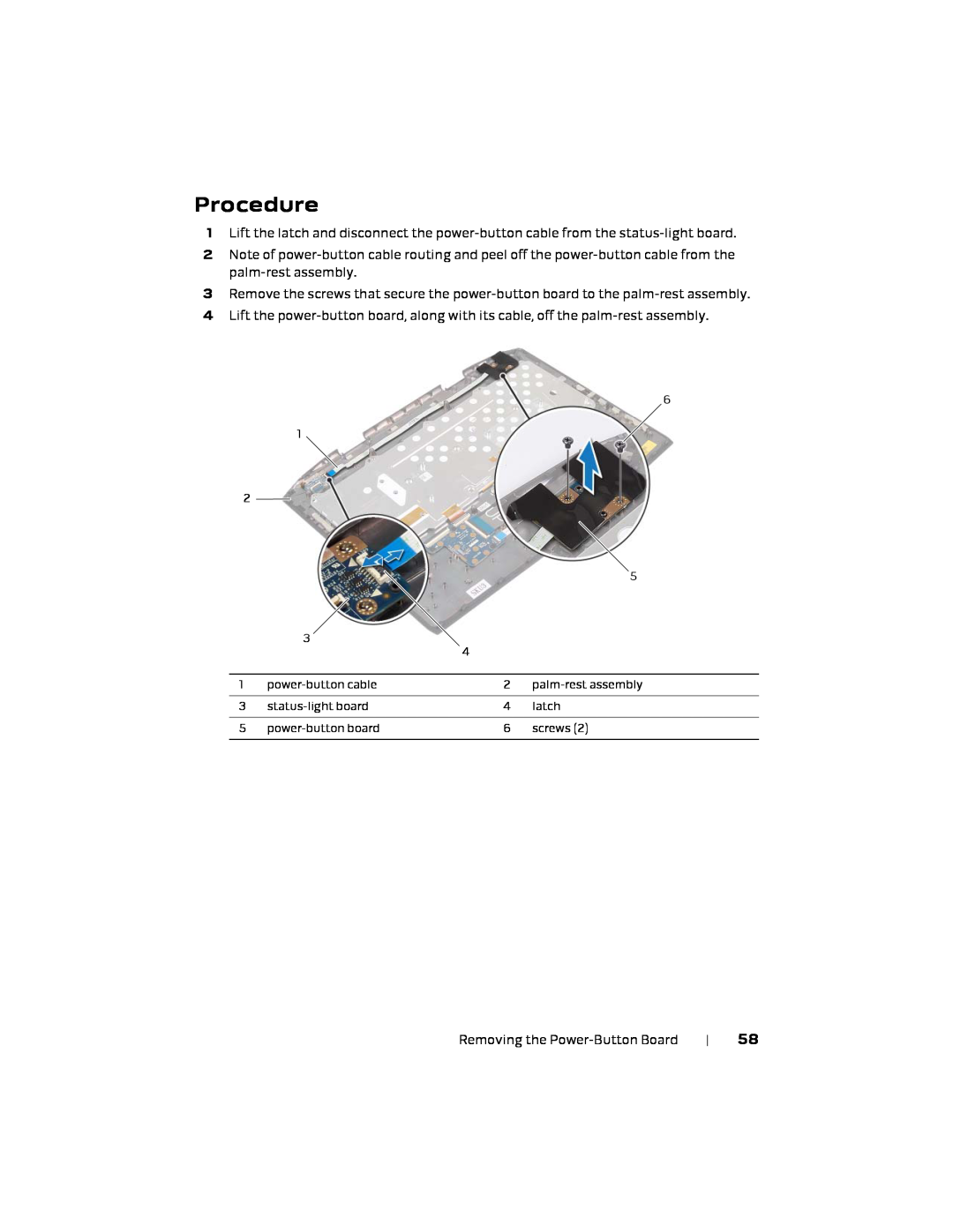 Alienware P18E, 17 R1 owner manual Procedure 