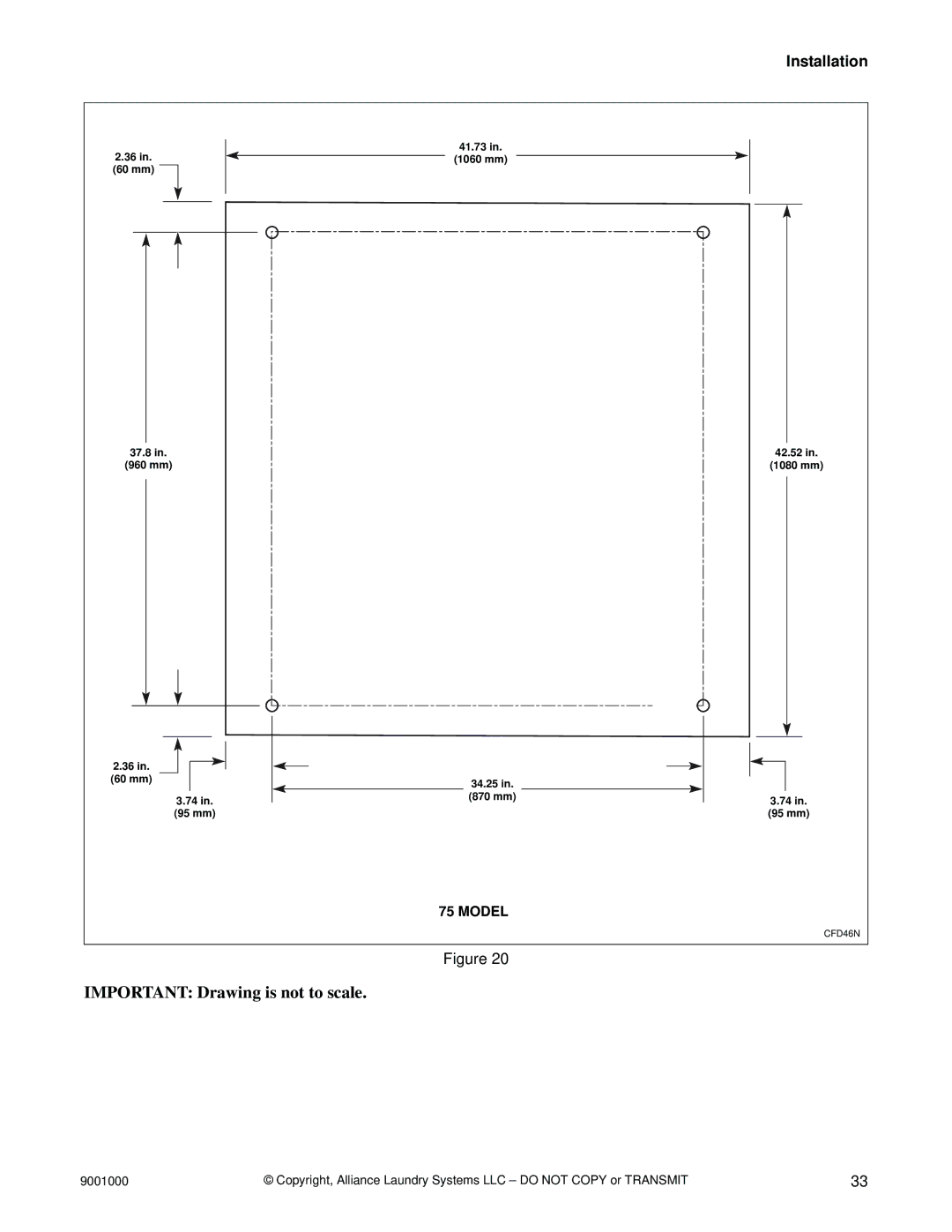 Alliance Laundry Systems 165, 75, 40, 33, 100, 135, 200, 18, 55 manual 42.52 