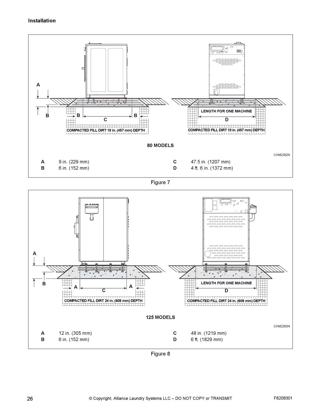 Alliance Laundry Systems CHM1772C manual Models 