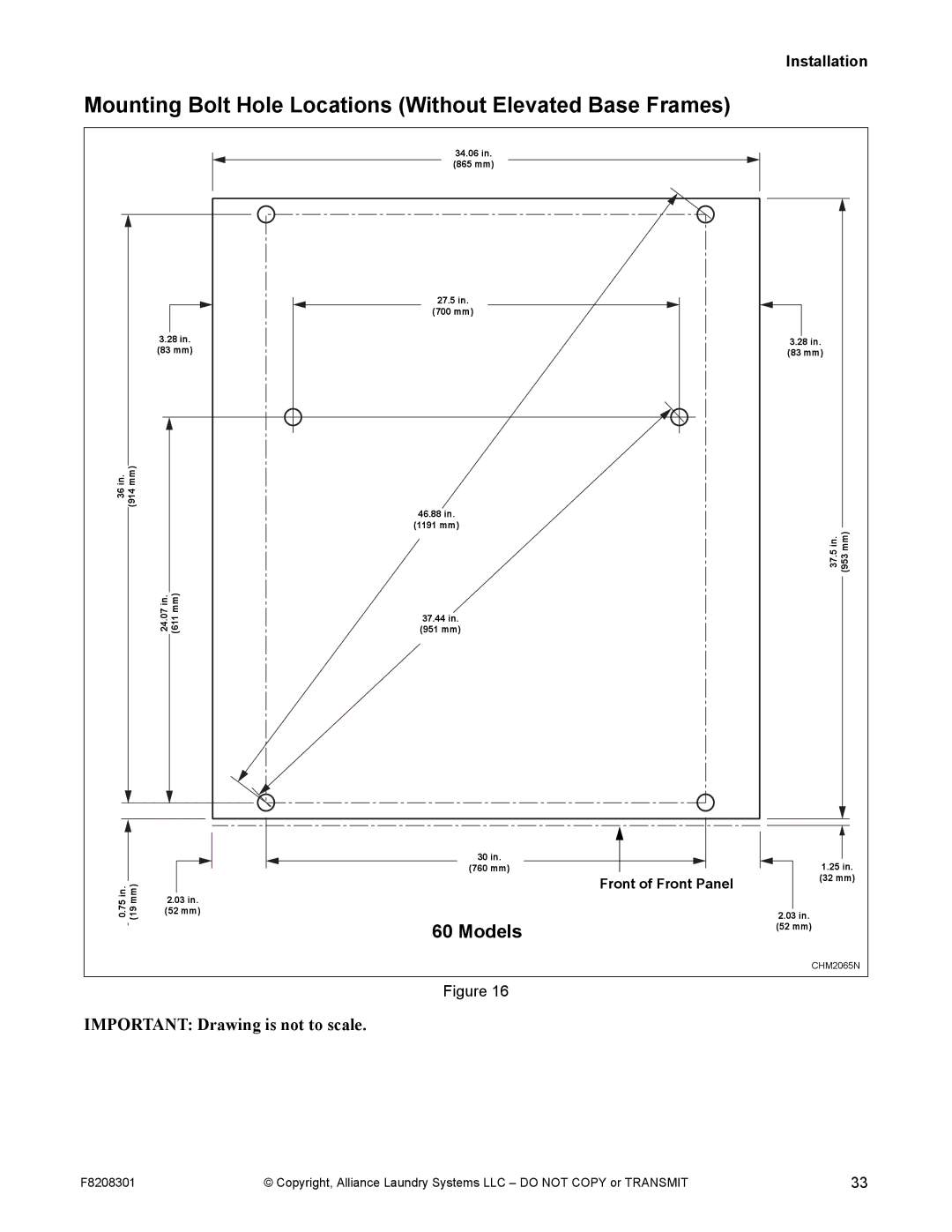 Alliance Laundry Systems CHM1772C manual 32 mm 