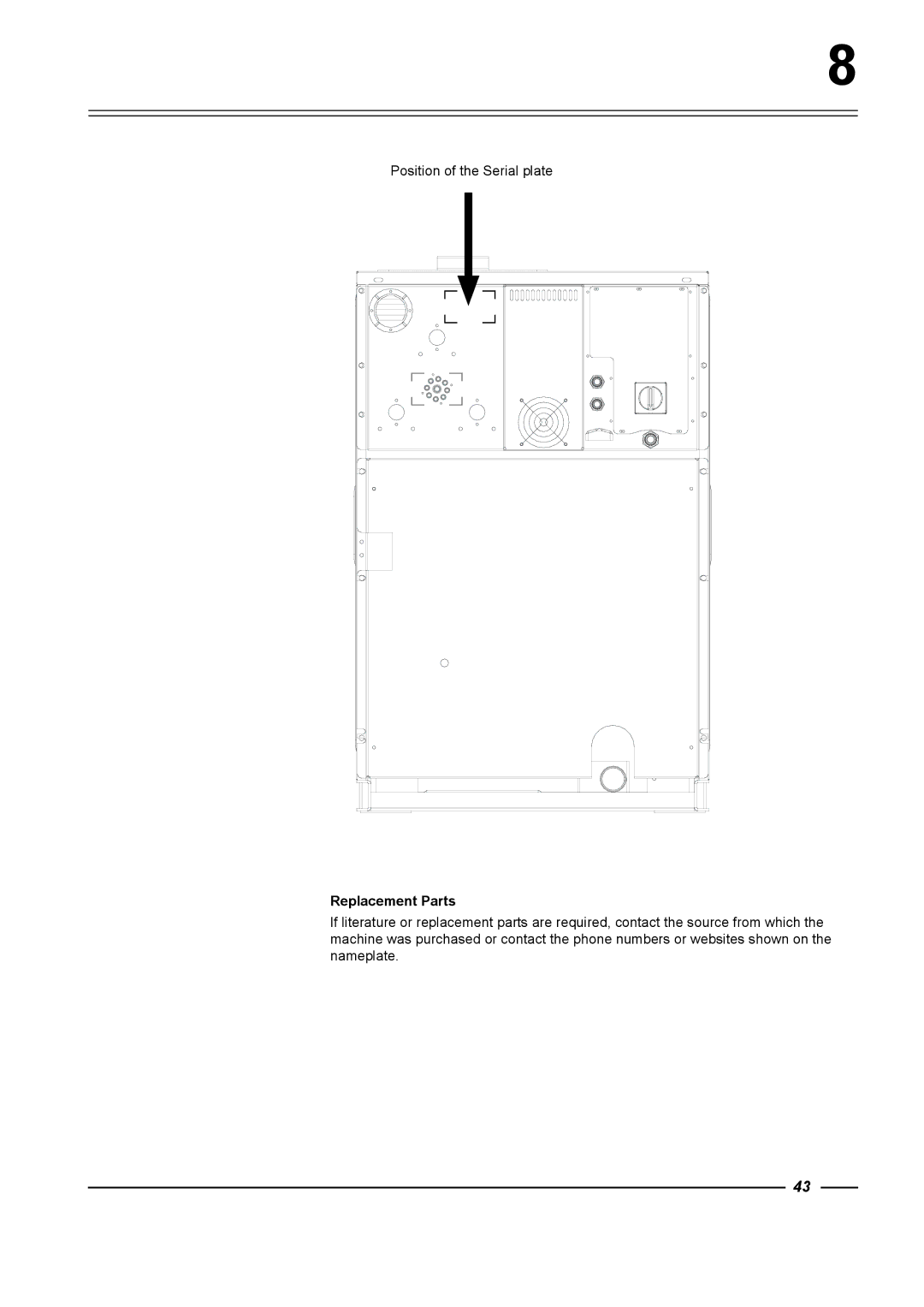 Alliance Laundry Systems HF150, HF234, HF304, HF185 instruction manual Replacement Parts 