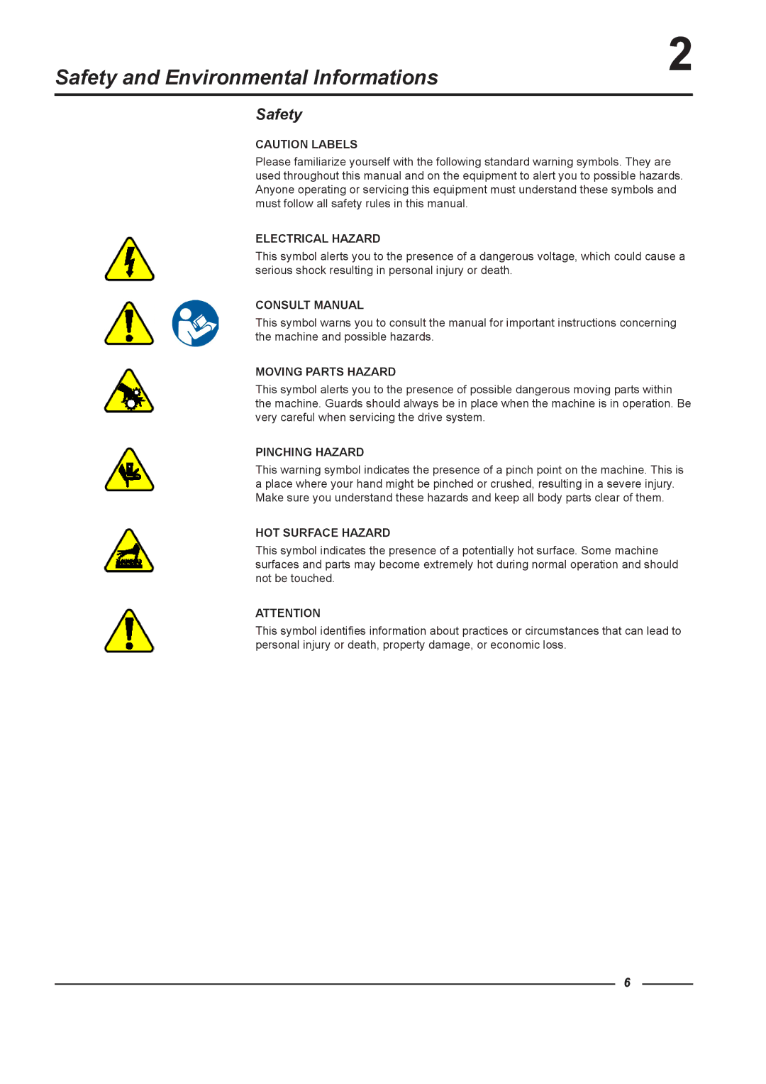 Alliance Laundry Systems HF455, HF900, HF575, HF730 instruction manual Safety and Environmental Informations 