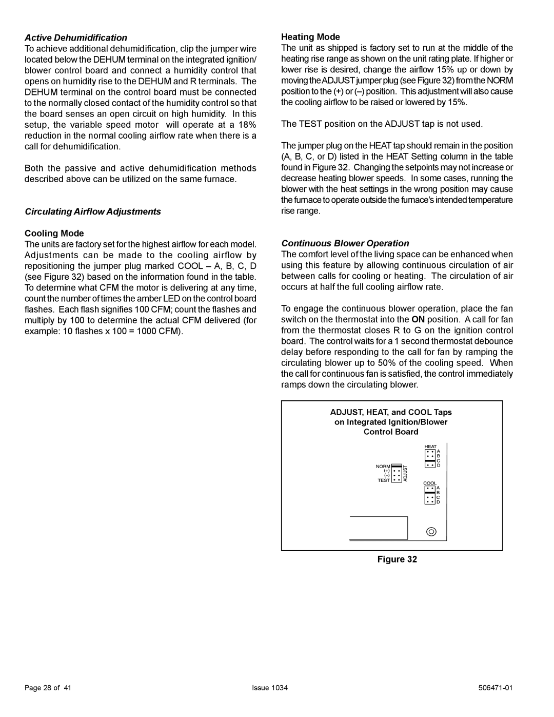 Allied Air Enterprises A80UH2V, 80G1UH2V installation instructions Cooling Mode, Heating Mode 