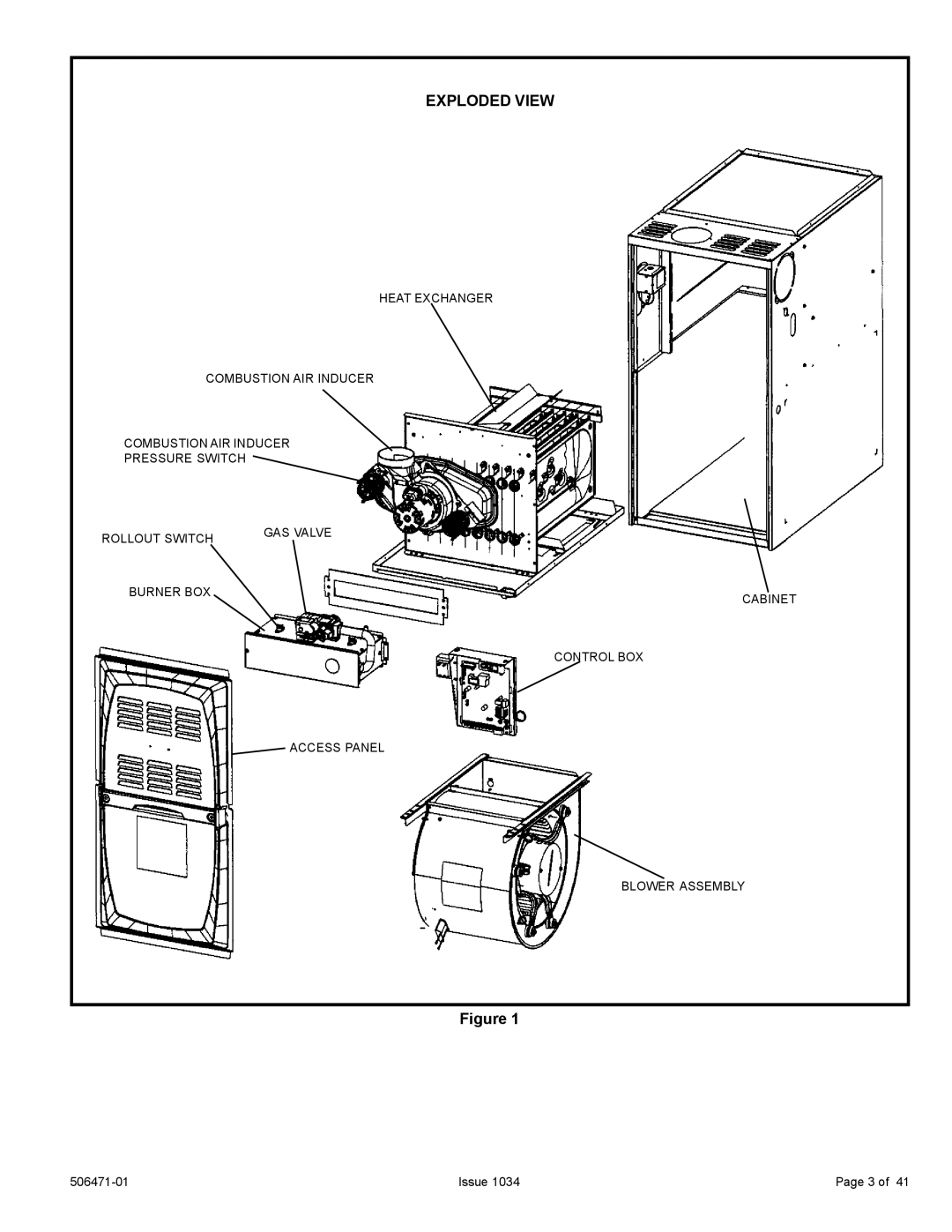 Allied Air Enterprises 80G1UH2V, A80UH2V installation instructions Exploded View 