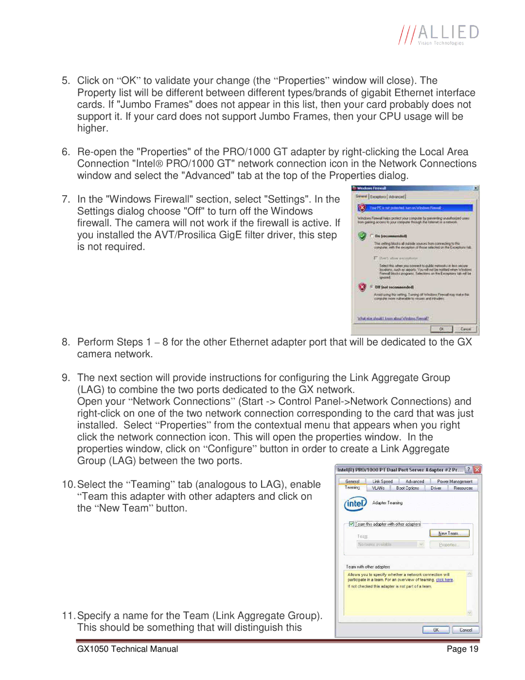 Allied International GX1050C manual GX1050 Technical Manual 