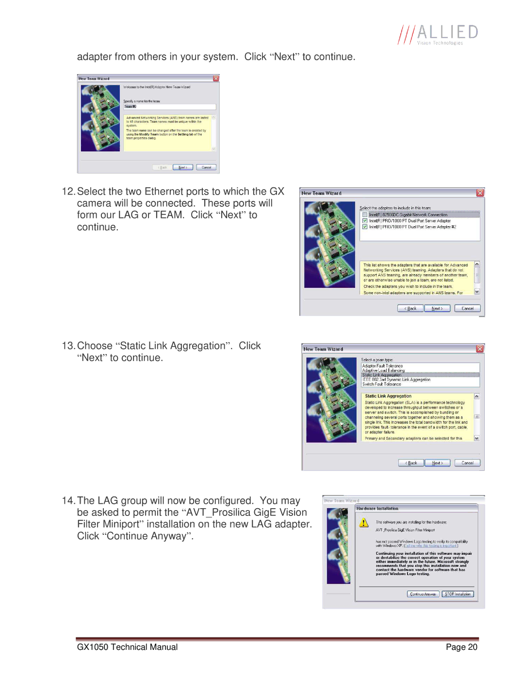 Allied International GX1050C manual GX1050 Technical Manual 