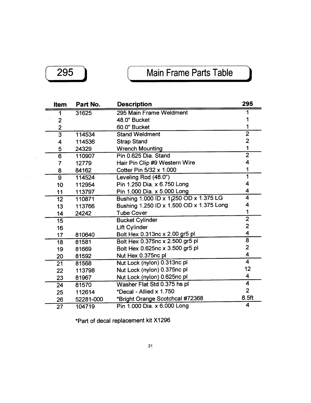 Allied Telesis 295 manual 