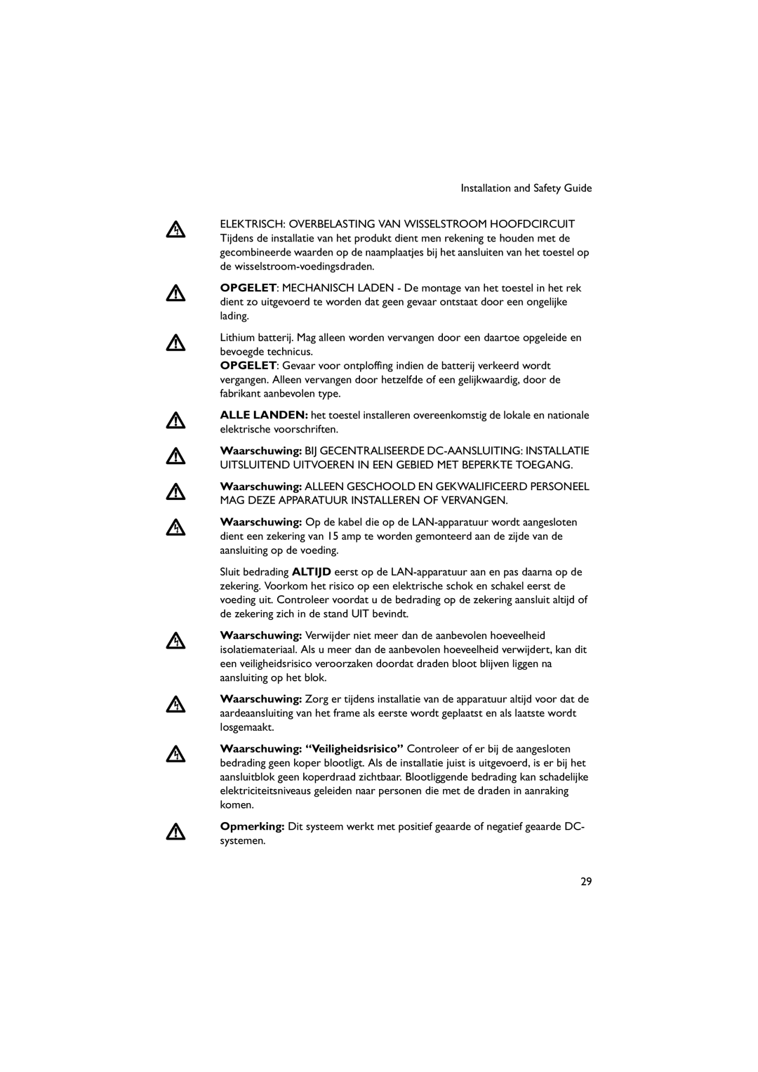 Allied Telesis 48W-B manual Installation and Safety Guide 