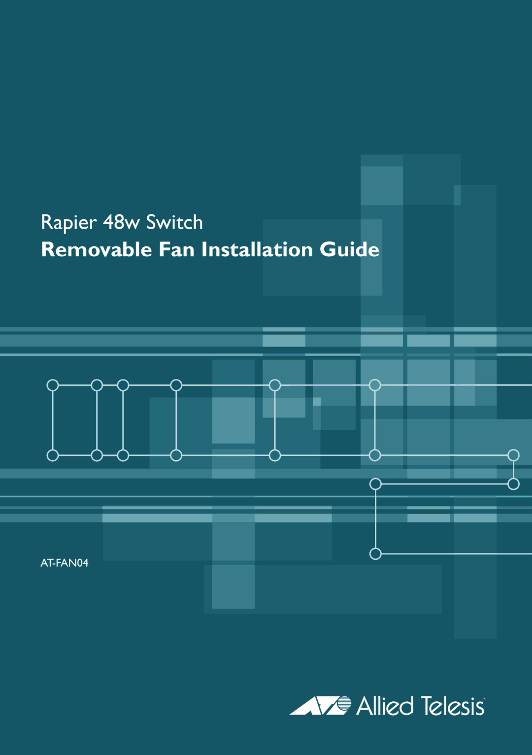 Allied Telesis 48W manual Removable Fan Installation Guide 