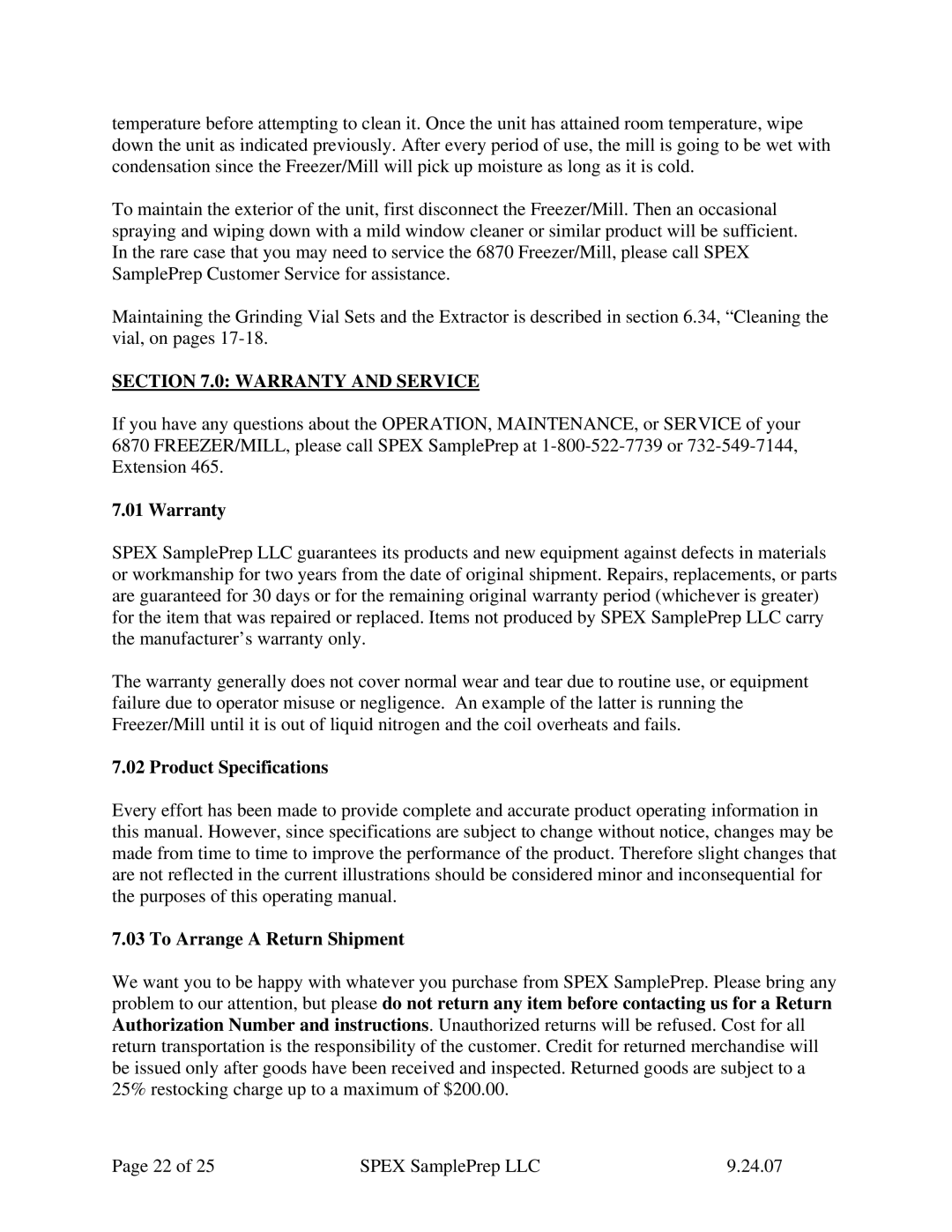 Allied Telesis 6870 manual Warranty and Service, Product Specifications, To Arrange a Return Shipment 