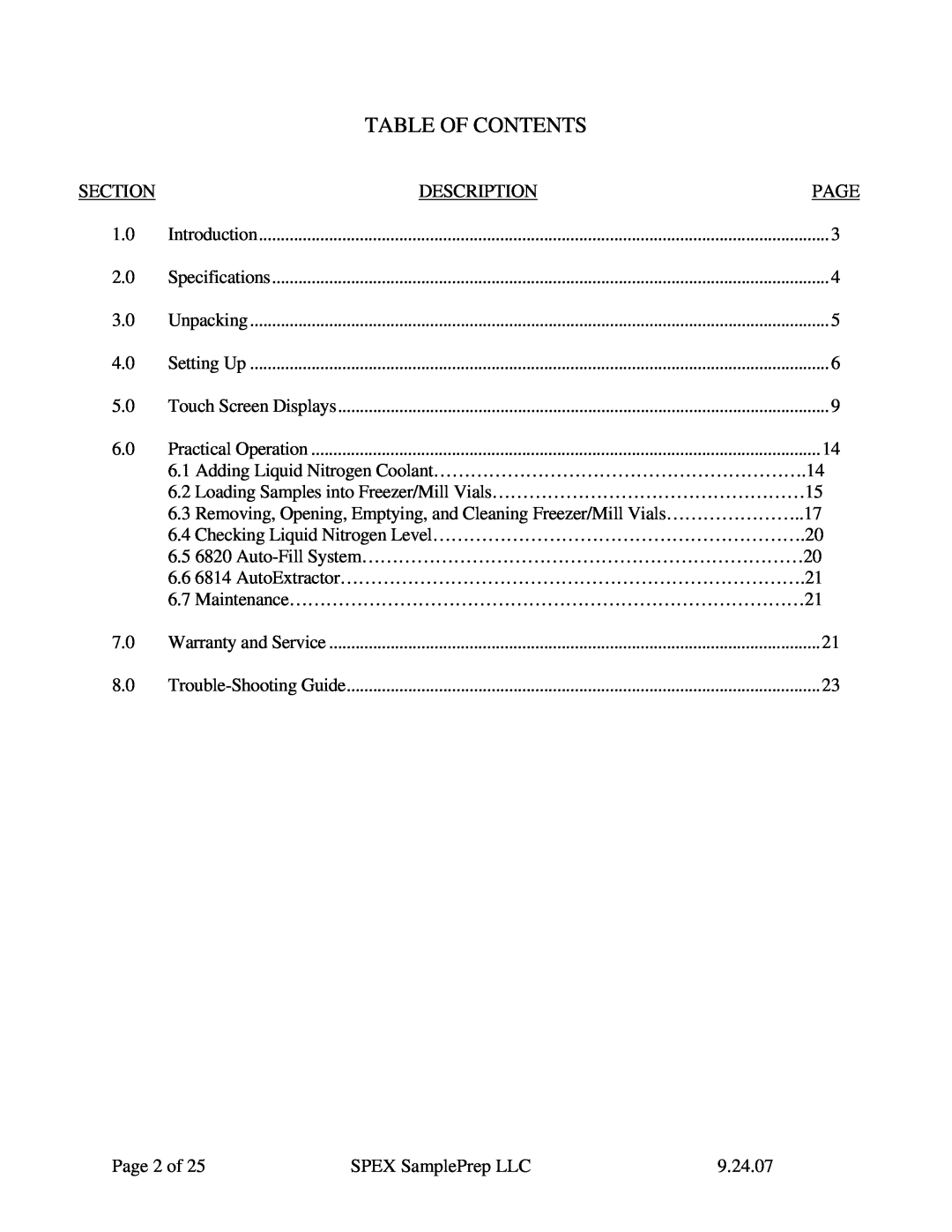 Allied Telesis 6870 manual Table Of Contents 