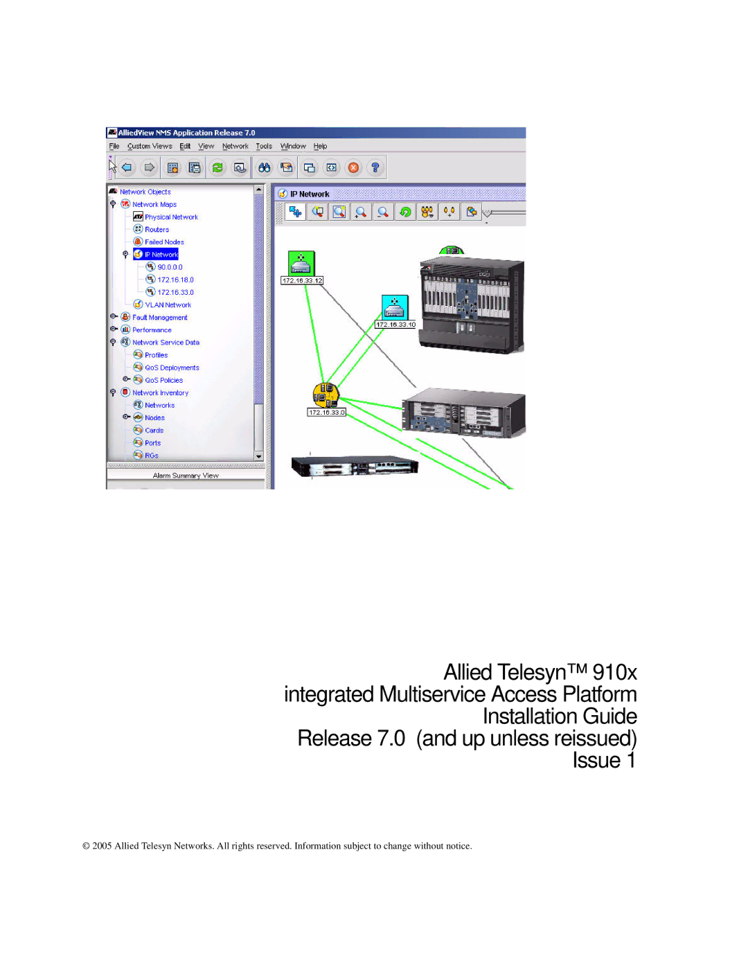 Allied Telesis 9103, 9102, 9100, 9101 manual 