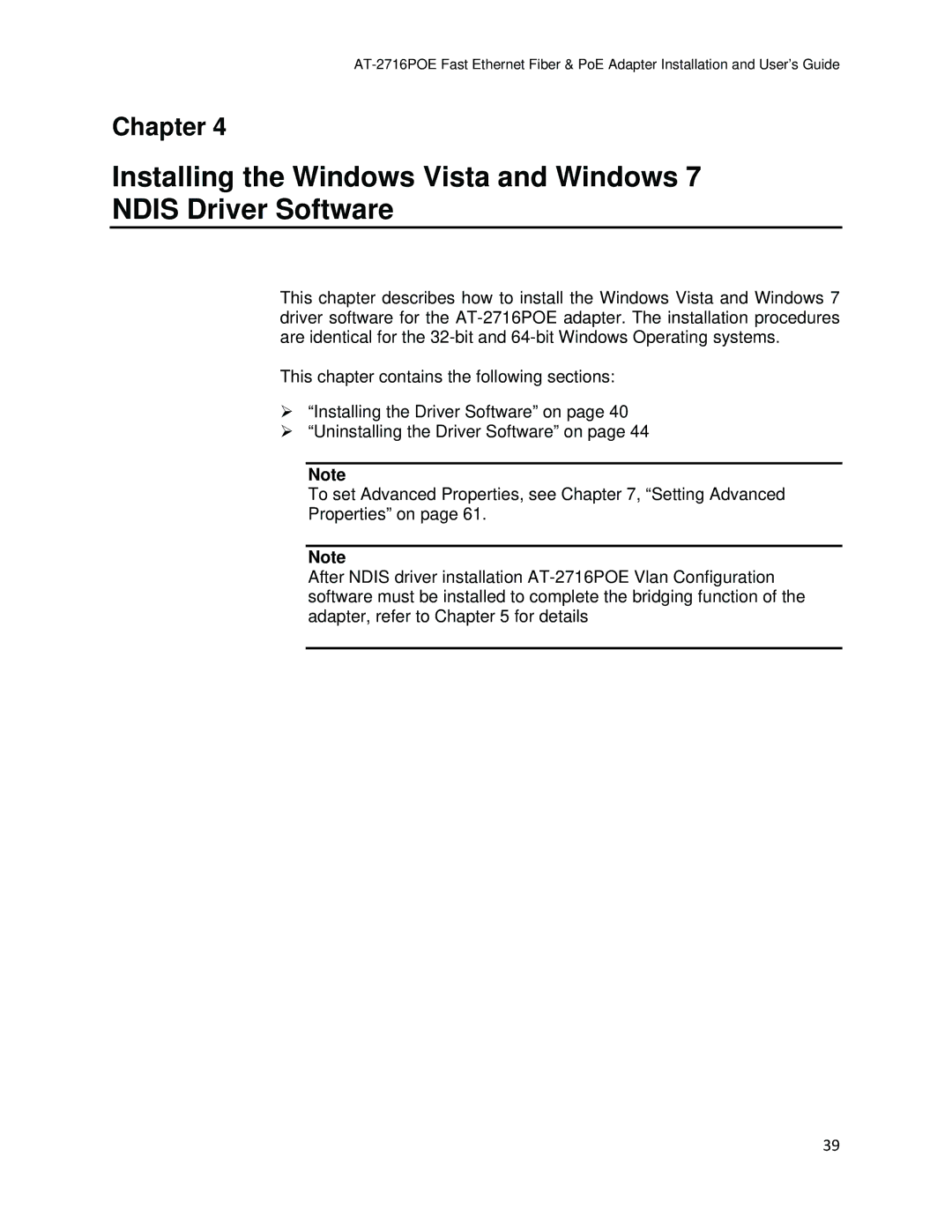 Allied Telesis AT-2716POE manual Chapter 