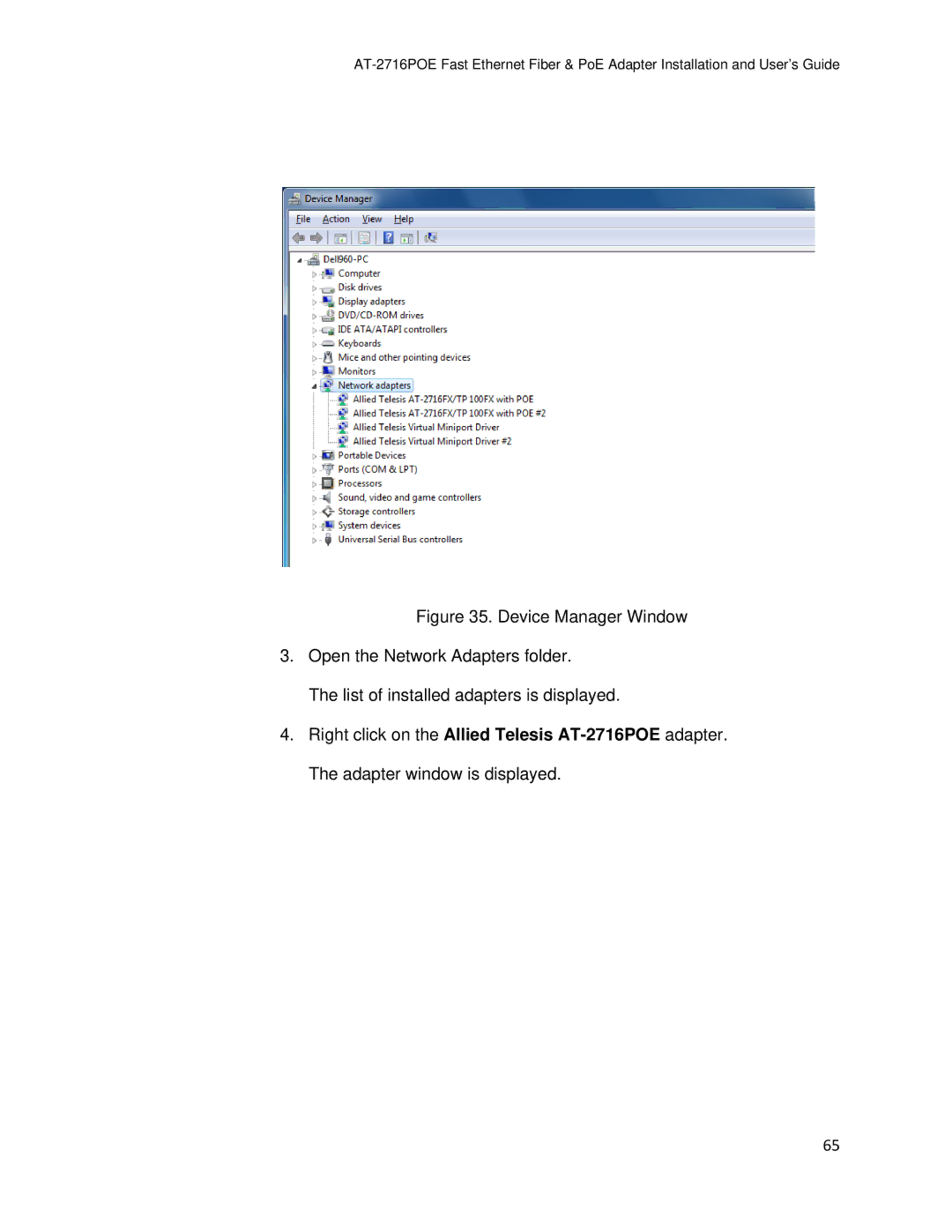 Allied Telesis AT-2716POE manual 