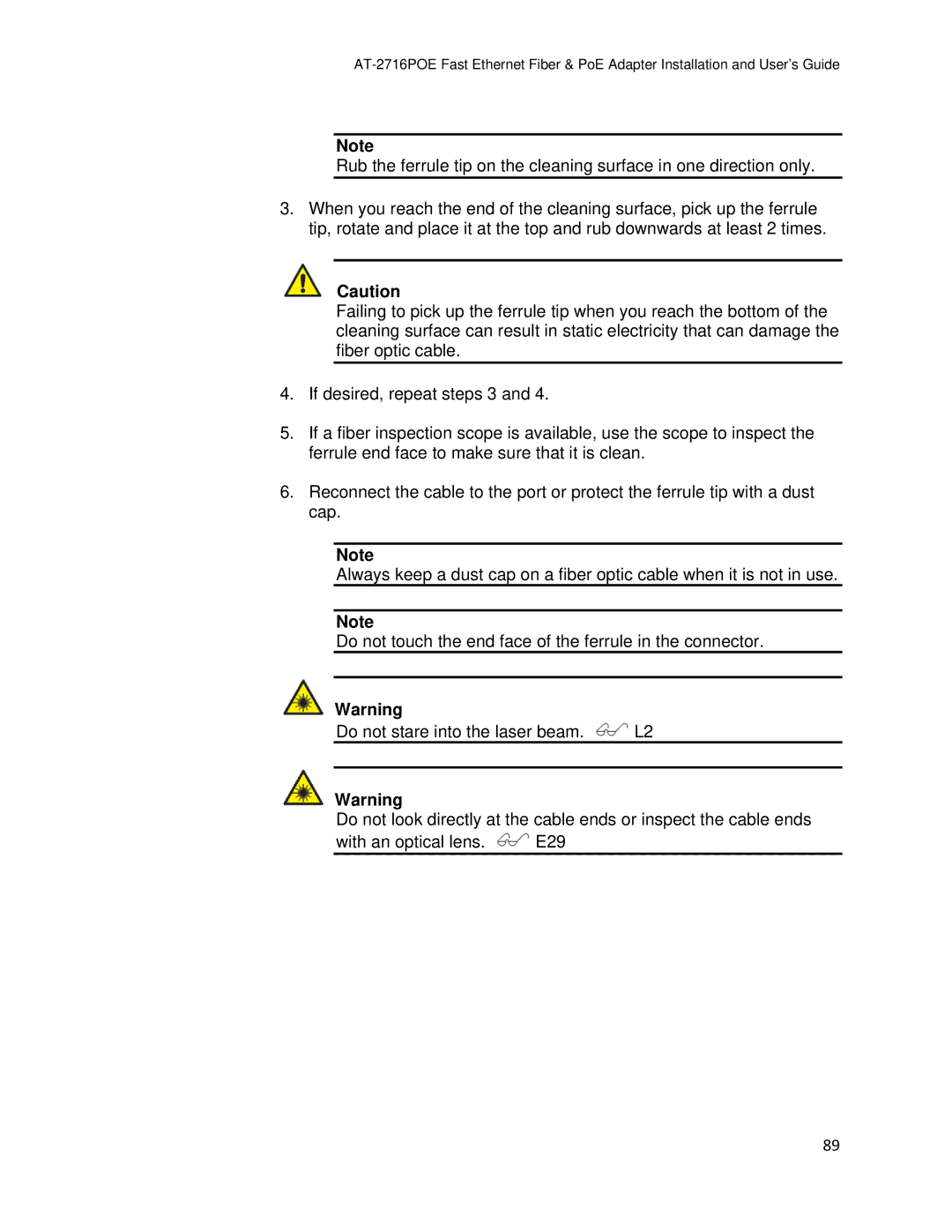 Allied Telesis AT-2716POE manual 