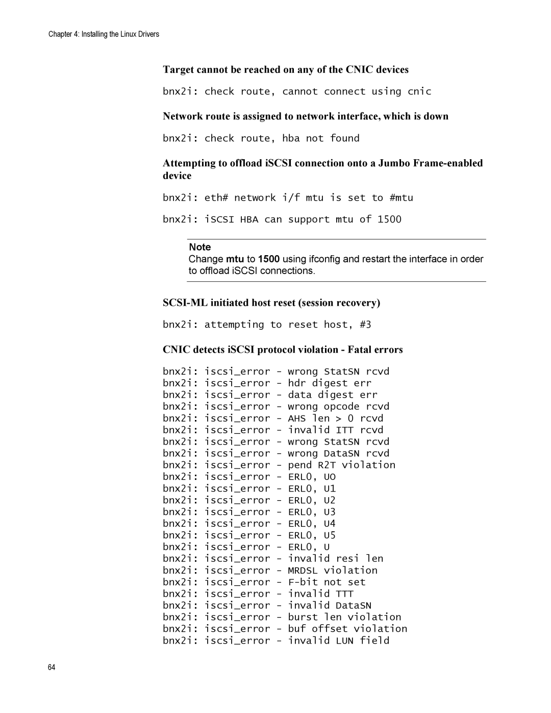 Allied Telesis AT-2872SX manual Target cannot be reached on any of the Cnic devices 