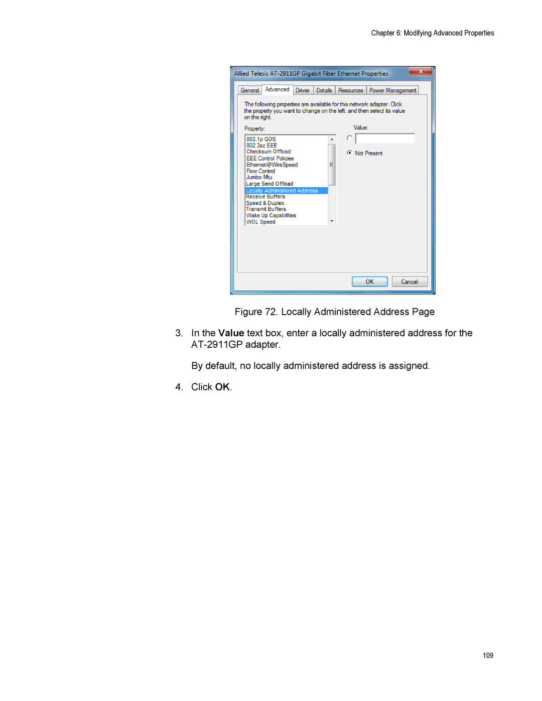 Allied Telesis AT-2911GP/SXSC, AT-2911GP/LXLC, AT-2911GP/SXLC, AT-2911GP/LXSC manual 109 