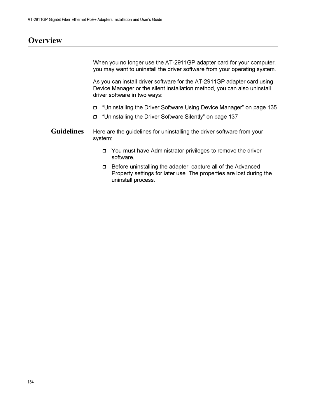 Allied Telesis AT-2911GP/SXLC, AT-2911GP/LXLC, AT-2911GP/SXSC, AT-2911GP/LXSC manual Overview 