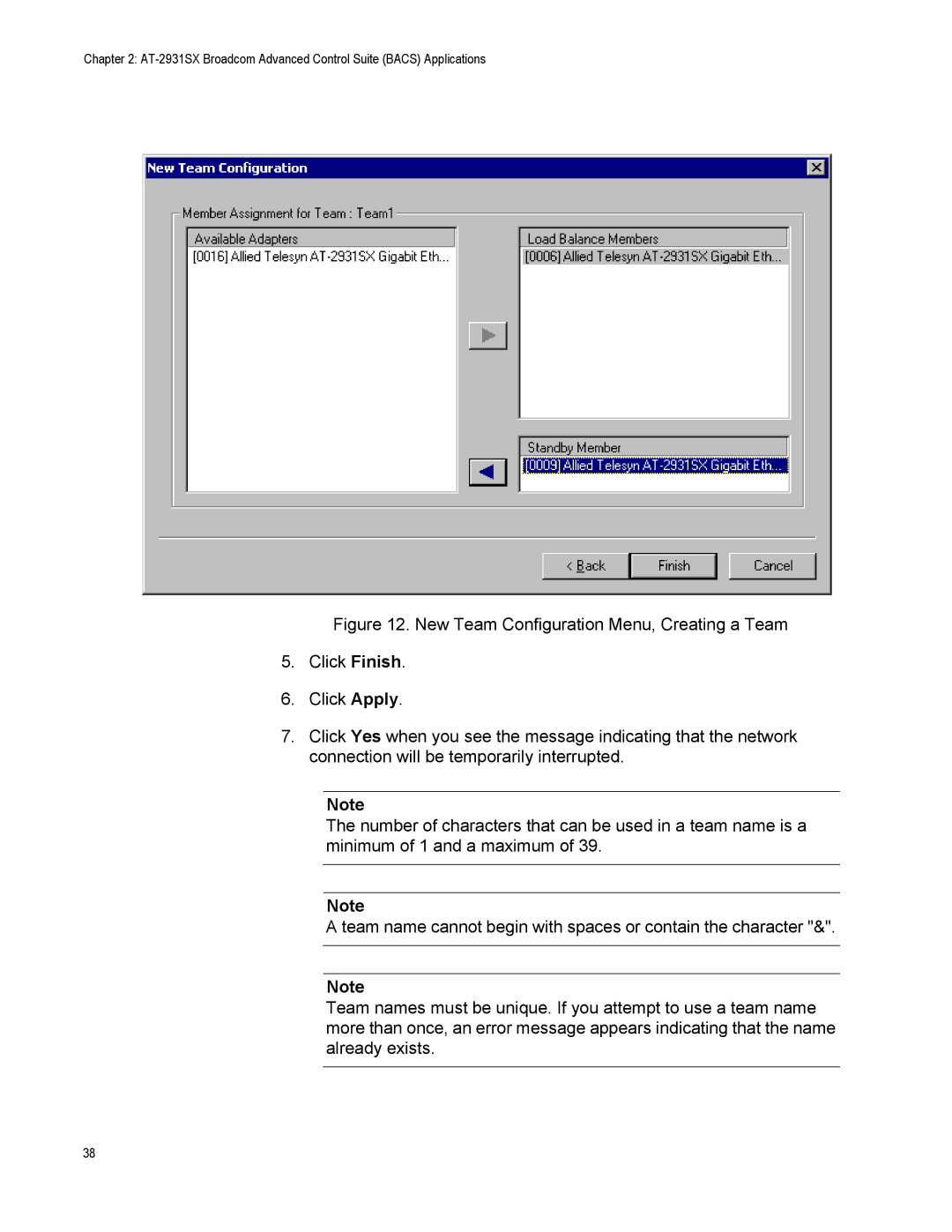 Allied Telesis manual AT-2931SX Broadcom Advanced Control Suite Bacs Applications 