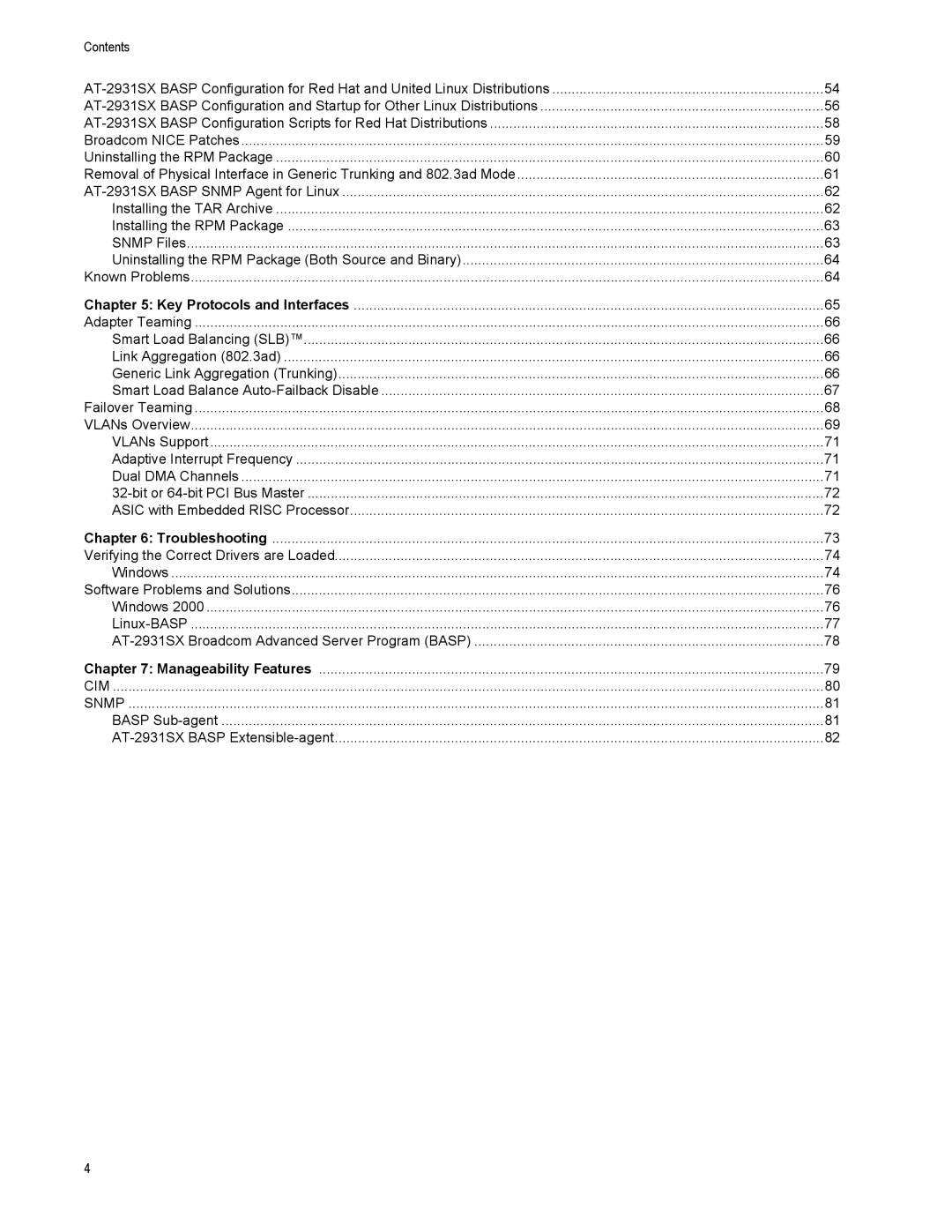 Allied Telesis AT-2931SX manual CIM Snmp 