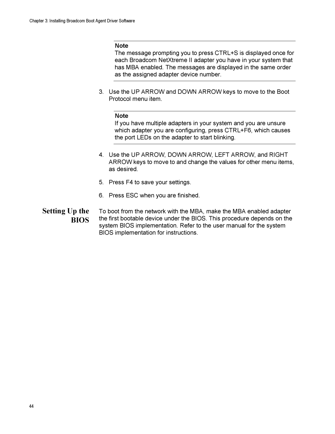 Allied Telesis AT-2973SX, AT-2973T/4 manual Setting Up, Bios 