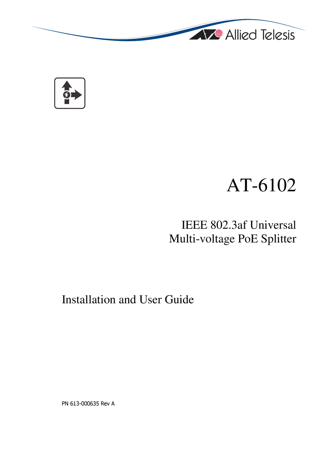 Allied Telesis AT-6102 manual 