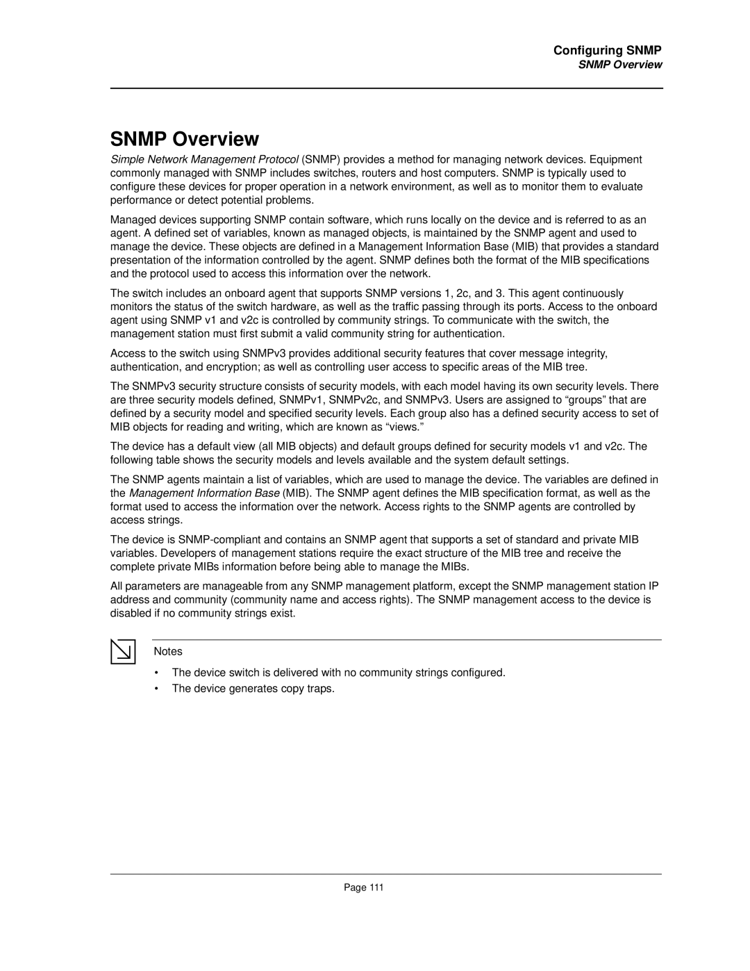 Allied Telesis AT-8000S manual Snmp Overview 