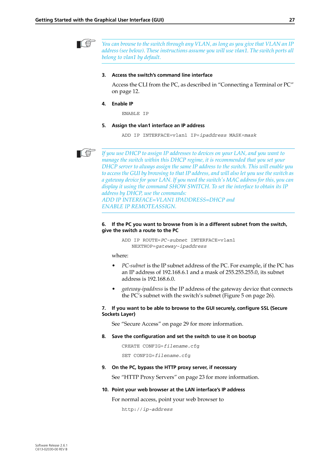 Allied Telesis at-8700xl series switch manual Enable IP Remoteassign 