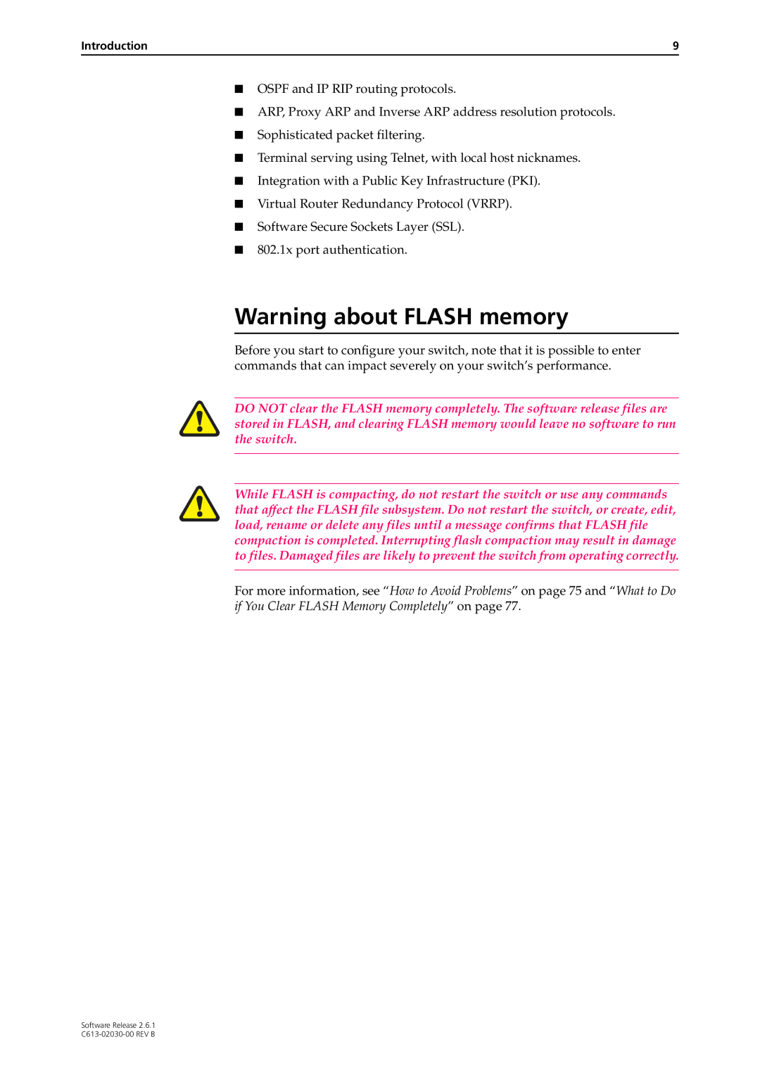 Allied Telesis at-8700xl series switch manual Introduction 