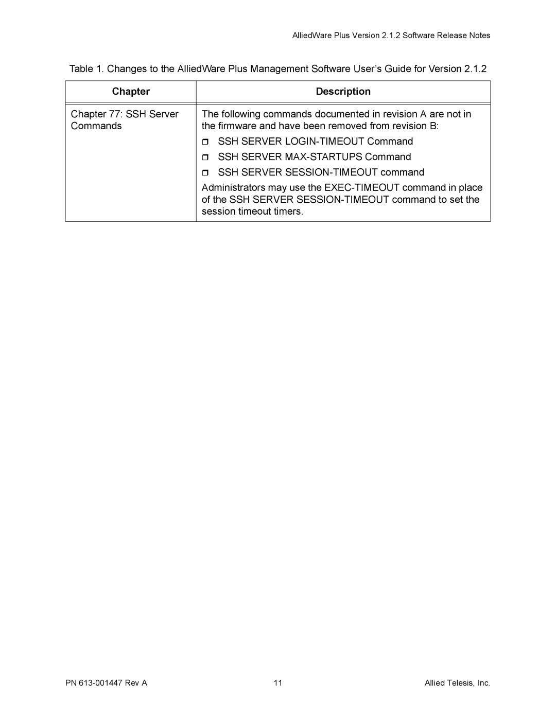 Allied Telesis AT-9000 manual Chapter Description 