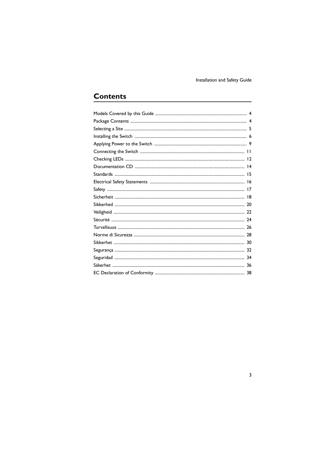 Allied Telesis AT-9900s manual Contents 