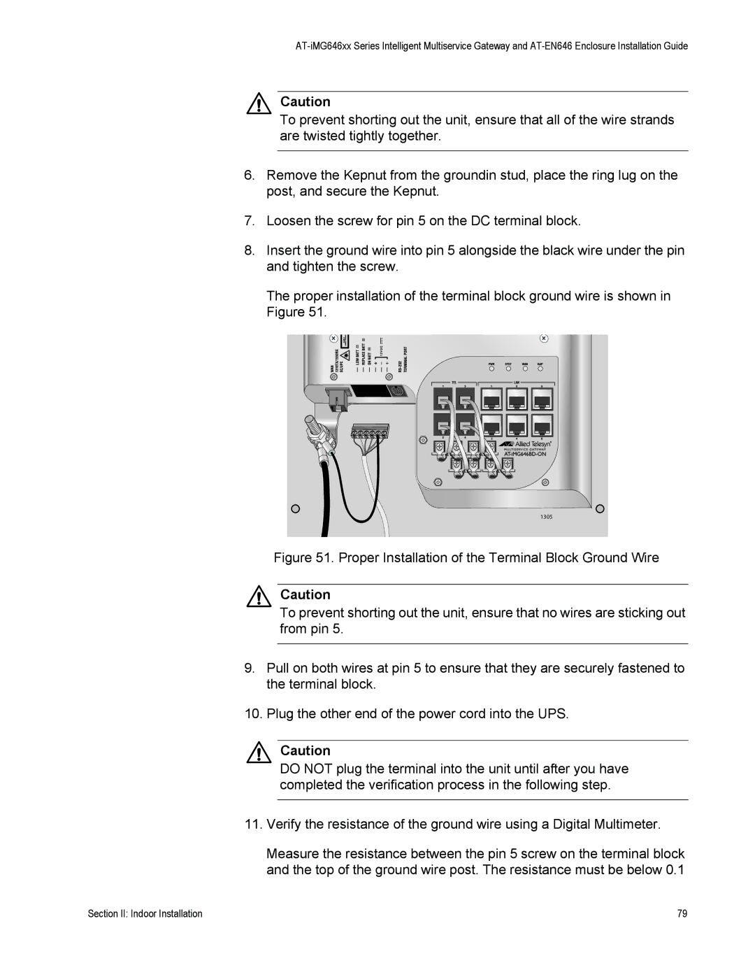 Allied Telesis AT-iMG646PX-ON, AT-EN646 manual 1305 