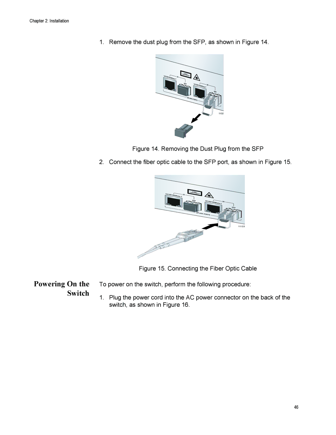 Allied Telesis AT-FS750/24POE manual Powering On the Switch 