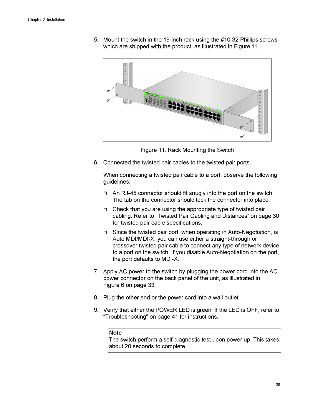 Allied Telesis AT-GS900/16 manual 1921 