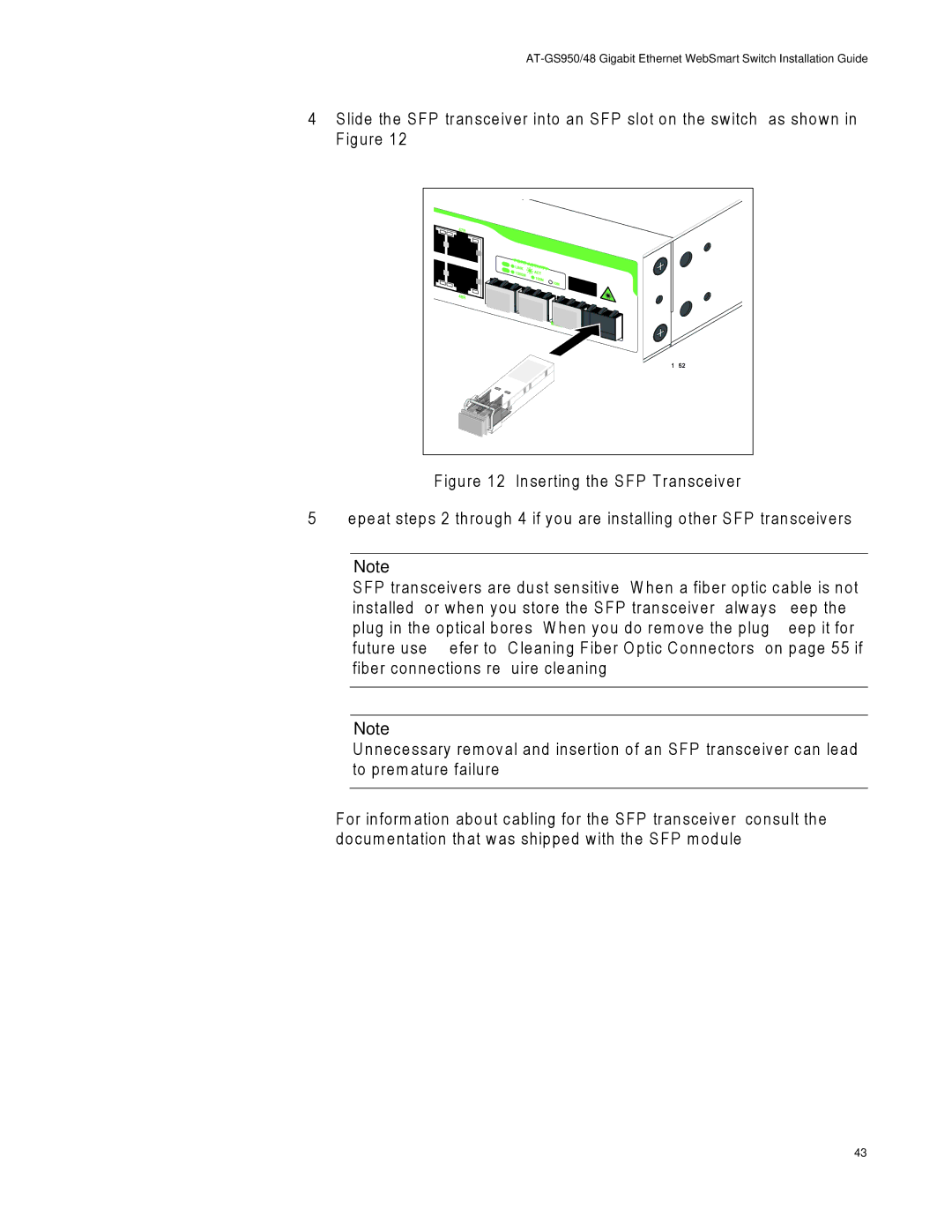 Allied Telesis AT-GS950/48 manual 1752 