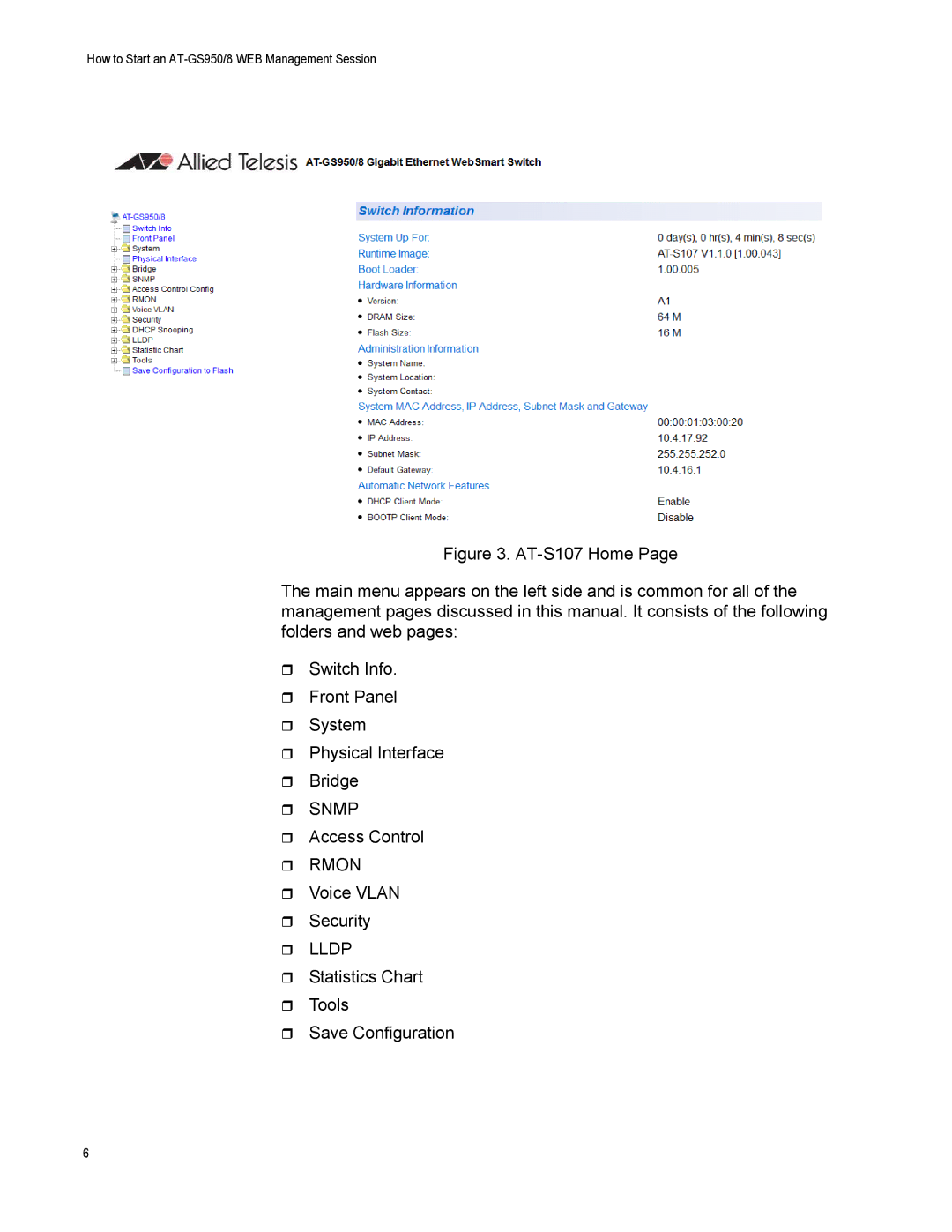 Allied Telesis AT-GS950/8 manual  Snmp 