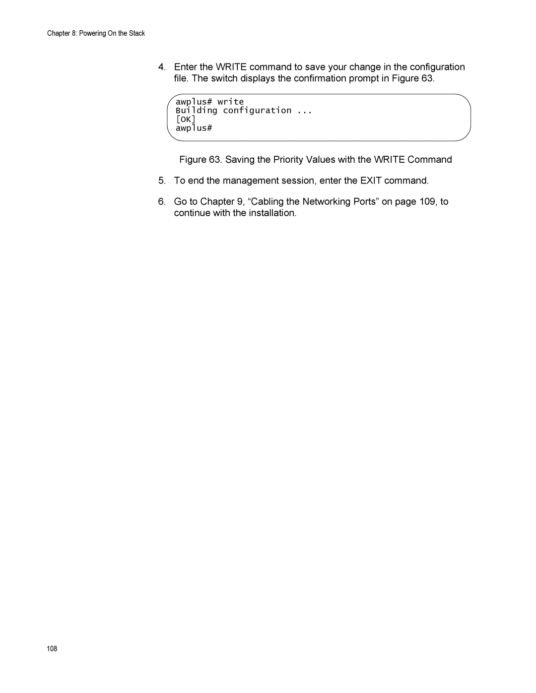 Allied Telesis AT-IX5-28GPX manual 108 