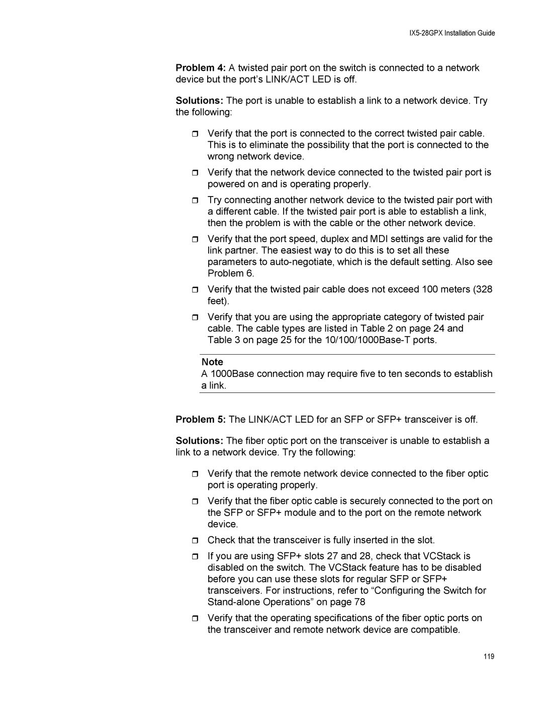 Allied Telesis AT-IX5-28GPX manual 119 